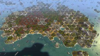 What A 61-Player <i>Civilization V </i>Map Looks Like Without The UI
